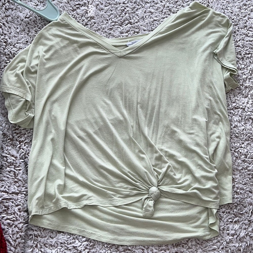 Flowy tie shirt